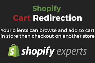 setup a shopify cart redirection for your shopify store
