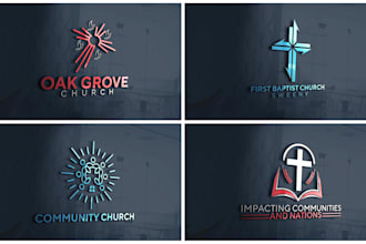 modern and unique religious, church or ministry logo