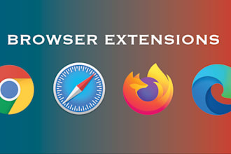 develop, fix  browser extension, automation extension, chrome extension firefox