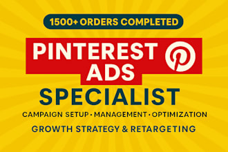 do pinterest marketing with SEO, ads, and pin design
