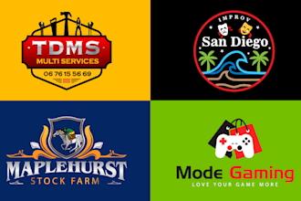 do modern luxury logo design for your brand in 24hrs