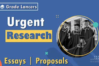 urgent research proposal, masters, phd thesis and case study
