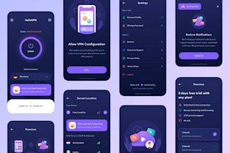 do custom vpn app with admin panel development, vpn admob