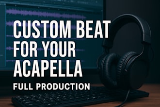 create a custom beat perfectly matched to your acapella