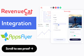 integrate appsflyer, revenuecat sdk, in app purchase into ios android flutter