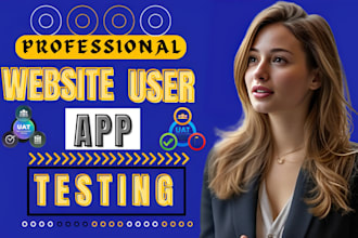 user test and review your website and provide solution with usability experience