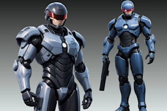 sculpt 3d articulated figure articulated action figure 3d model for 3d printing