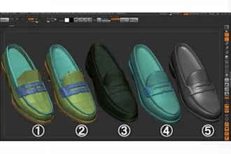 do 3d shoe model, 3d high heels, 3d crocs, 3d canvass rhino