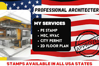 draw stamp and seal architectural stamp pe stamp, florida stamp for city permit
