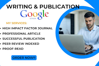 write and publish research article, paper in a google scholar indexed journal