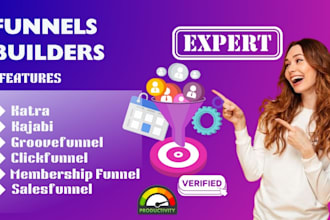 build expert membership funnel on clickfunnel groovefunnel kartra kajabi