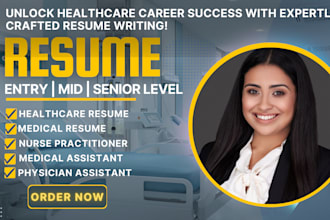 high impact nursing resume, doctor, physician assistant, medical, healthcare CV