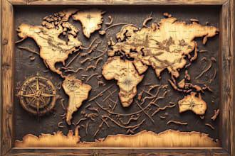 create vector map file for laser cutting and engraving
