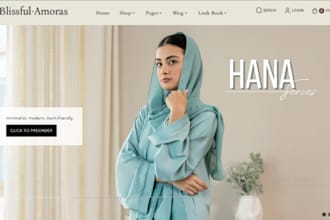 design abaya shopify store islamic wear shopify store hijab clothing  website