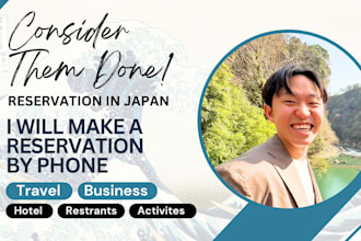 call restaurants and hotels in japan to make reservations