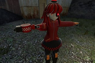 port andcreate character for games like skyrim,fallout4,gmod model,unreal engine