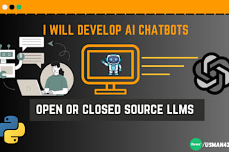 develop ai chatbot using opensource llm, llama, openai
