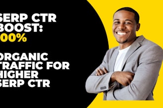 boost your google website with serp CTR organic traffic