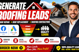 generate roofing contractor roof repair roof replacement leads