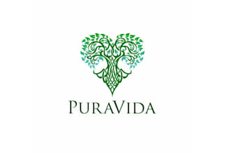 design modern beautiful wellness company product logo