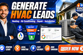 generate hvac heating air conditioning repair installation leads
