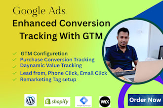 integrate google ads enhanced conversion tracking for shopify
