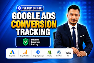 setup or fix google ads enhanced conversion tracking with GTM