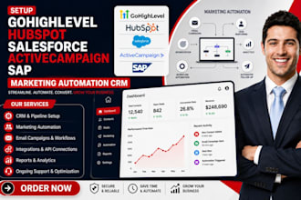 setup gohighlevel hubspot salesforce activecampaign getresponse marketing crm