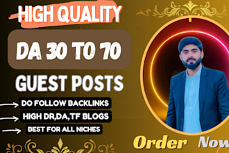 provide high da guest post backlinks with SEO quality guest posting service