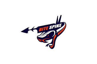 make awesome popular bite spike logo