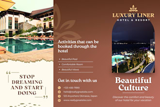 design a brochure that is appealing to the readers