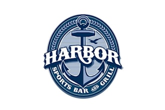 make reputed beautiful sports pub and grill logo