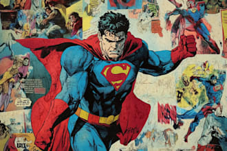 draw photo to cartoon character superhero comic book