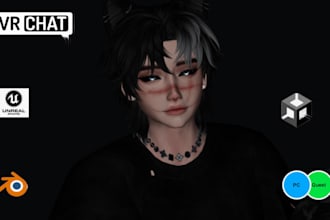 edit, upload, model vrc, vr chat, vrchat avatar design from scratch