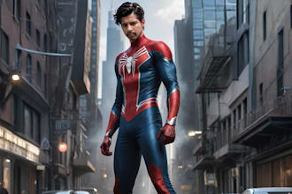 create super realistic superhero avatar