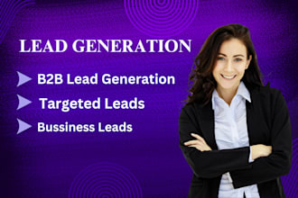 do b2b lead generation, prospect lists, linkedin research