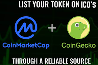 list your coin or token on cmc and coingecko with other listing