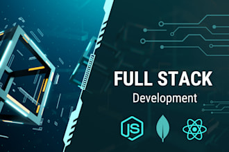 build full stack web applications using reactjs, nodejs, and mongodb