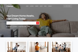 build real estate idx website using houzez, homey, wp rental or wp residence