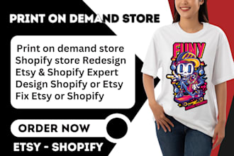 setup etsy shopify print on demand etsy print on demand shopify dropshipping pod