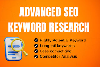 do advanced SEO keyword research and detailed competitor analysis