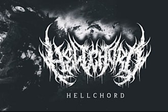 do custom typography logo for rock, metal bands, dj, edm, folk, record label