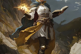 design a dnd character art and dnd character art