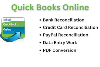 do bookkeeping in quickbooks online and bank reconciliation