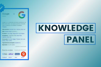 create ranking google knowledge panel autosuggestion
