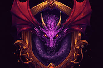 make a custom fantasy, rpg, sci fi animated game logo