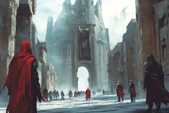 draw concept art, comic art and fantasy illustrations