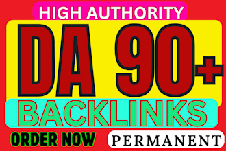 create da 90 backlinks fast