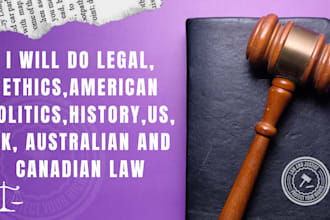 do legal, ethics,american politics,history,US,uk, australian and canadian law