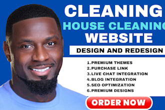 build cleaning service website house cleaning website commercial cleaning